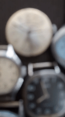 Vintage watch collection shown off and examined in Kempelevo