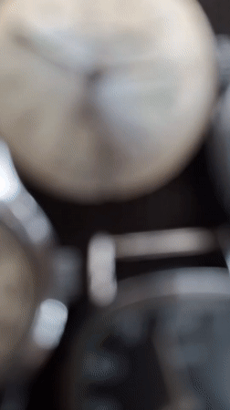 Vintage watch collection shown off and examined in Kempelevo