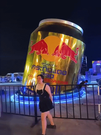 Red Bull event draws crowds along Nha Trang's waterfront at night