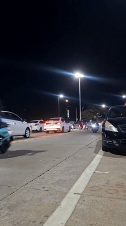 A Pattaya night out: bars, streets, scooters, and street food.