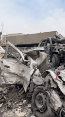 Cleanup underway in Tehran after destructive incident damages buildings, vehicles