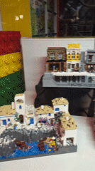 Elaborate Lego display showcased in Barcelona featuring Star Wars models