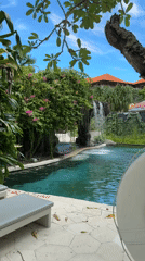 Morning scenes captured at Indonesian resort in Nusa Dua area
