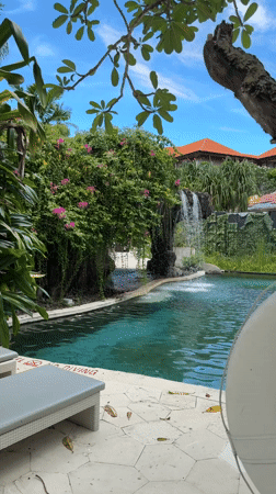 Morning scenes captured at Indonesian resort in Nusa Dua area