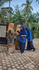 Women gather briefly in Blangriek park during late night hours