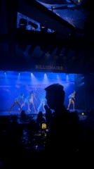 Live performance at Dubai's Billionaire venue features five dancers