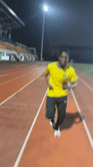 Nighttime track running session observed in Chongqing athletic facilities