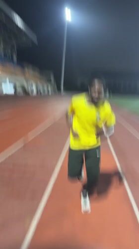 Nighttime track running session observed in Chongqing athletic facilities
