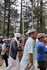 Traditional procession observed in Dunkharamul, India
