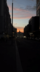 Evening documentation captures street, bar interior, meal service