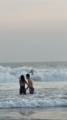 Beach life in full swing at North Kuta, Bali