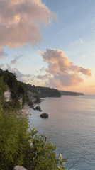 Sunset captured along Kuta Selatan coastline by witnesses