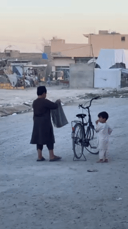 Children play and learn on Kandahar streets