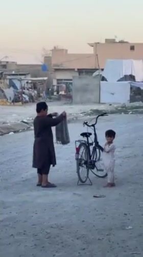 Children play and learn on Kandahar streets