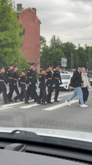 Daily life moments captured across Russian city over three hours
