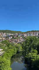 Morning scenes captured across historic Veliko Tarnovo, Bulgaria