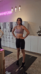 Group fitness class held at Puebla studio early morning