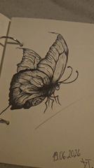 Late-night sketching session with snacks and parked cars outside