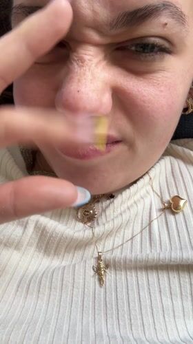 Young woman photographed in close-up in Vienna