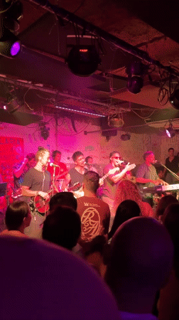 Band performs live show in São Paulo underground venue