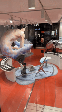 Art exhibition documented in Tokyo's Chuo district