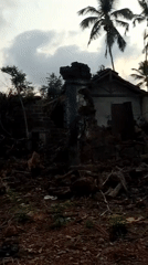 Witnesses document building decay and destruction in Marna, India