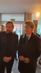 Trudeau spotted at multiple Davos locations during morning events