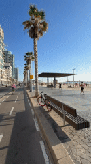 Ordinary afternoon life documented across Tel Aviv neighborhoods