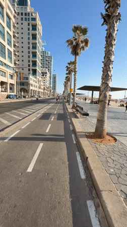 Ordinary afternoon life documented across Tel Aviv neighborhoods
