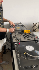 DJ performs indoor set in Dubai