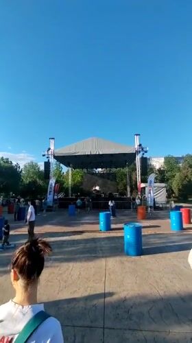 Spider-Man costume performer spotted on tricycle at Podgorica event