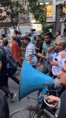 Large protest march fills Dhaka streets with hundreds participants