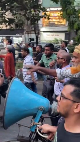 Large protest march fills Dhaka streets with hundreds participants