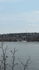 Calm Waters and Village Captured in Noviy Russia