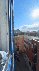 Witness documents cityscape views from elevated position in Perm