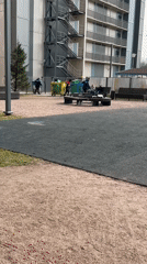 Morning dog walking and park activities in Sankt-Peterburg