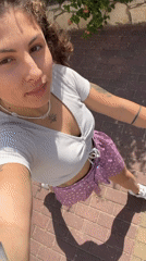Woman filmed in morning hours in Kiryat Bialik