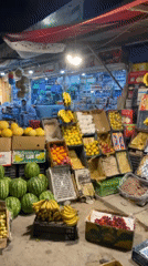 Evening street life: fruit markets and billiards in Kandahar