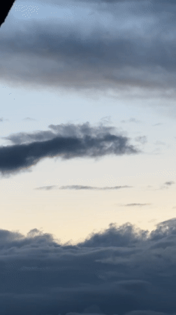 Dramatic cloud formations observed over Pernik, Bulgaria