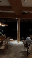 Evening dining captured at Kuta Selatan restaurant