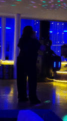 Evening out at a dimly lit club or lounge