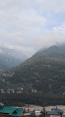 Vashisht village from above and within, Himalayas