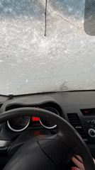 Morning snow clearing routine captured in Раздолье, Russia