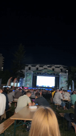 Football quiz night under the tents in Sofia