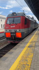 Exploring Sochi's grand railway station on a summer morning