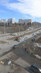 Morning Life Documented Across Izhevsk, Russia in Hour-Long Span