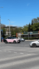 Routine traffic observed at Plovdiv intersection on sunny morning
