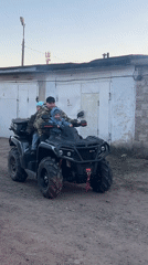 Families enjoy outdoor barbecue and ATV activities in Noviy, Russia