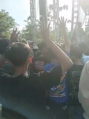 Live music event draws families in Karanganom, Indonesia