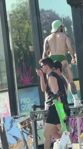 Late night West Hollywood scenes captured by witnesses